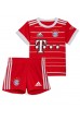 Bayern Munich Alphonso Davies #19 Babytruitje Thuis tenue Kind 2022-23 Korte Mouw (+ Korte broeken)
